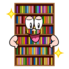 Glitter Bookshelf