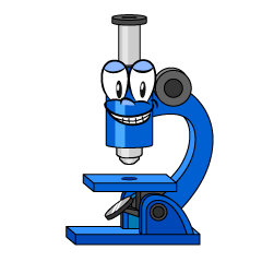 Grinning Microscope