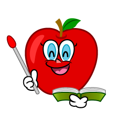 Smiling Apple Teacher