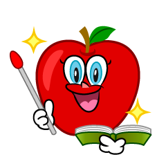 Glitter Apple Teacher
