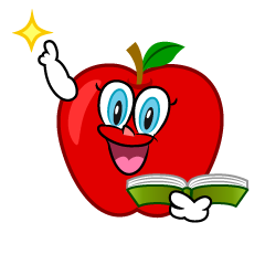 Posing Apple Teacher