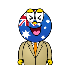 Laughing Australian