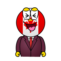 Laughing Canadian