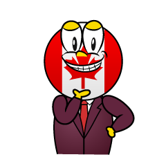 Grinning Canadian