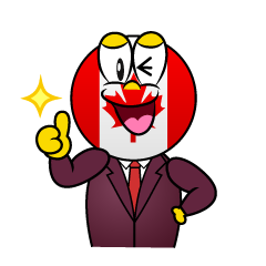 Thumbs up Canadian