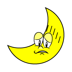 Depressed Crescent Moon