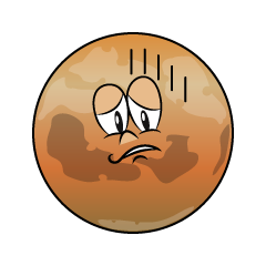 Depressed Mars