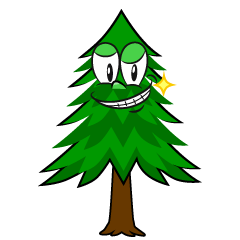 Grinning Pine Tree