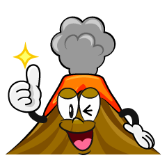 Thumbs up Volcano