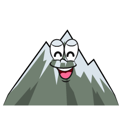 Smiling Snowy Mountain