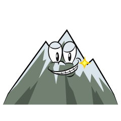Grinning Snowy Mountain
