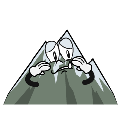 Sad Snowy Mountain