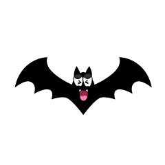 Black Bat Smiling