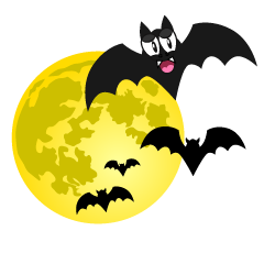 Glitter Black Bat