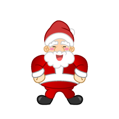 Glitter Santa