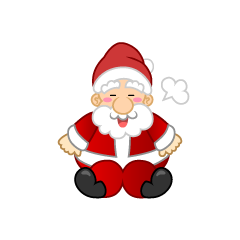 Relaxing Santa