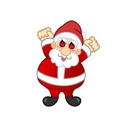 Enthusiastic Santa