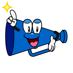 Posing Megaphone