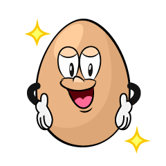 Glitter Organic Egg