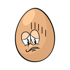 Depressed Organic Egg