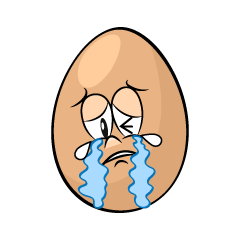 Crying Organic Egg