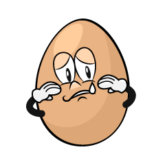 Sad Organic Egg