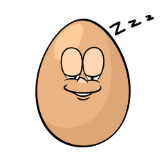Sleeping Organic Egg
