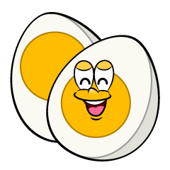 Smiling Boiled Egg