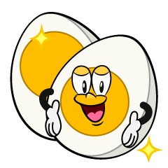 Glitter Boiled Egg