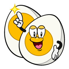 Posing Boiled Egg