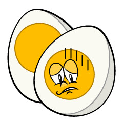Depressed Boiled Egg