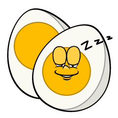 Sleeping Boiled Egg
