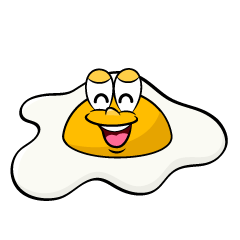 Smiling Fried Egg