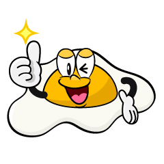 Thumbs up Fried Egg