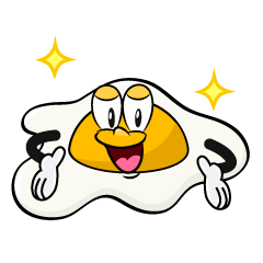 Glitter Fried Egg