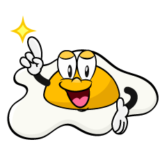 Posing Fried Egg