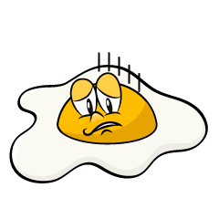 Depressed Fried Egg