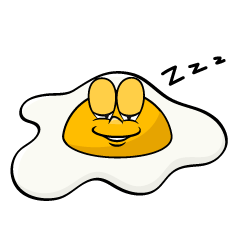 Sleeping Fried Egg