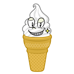 Grinning Soft Serve