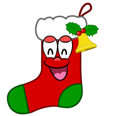 Smiling Christmas Stocking