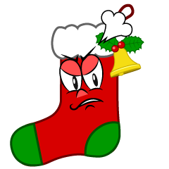 Angry Christmas Stocking
