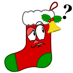 Thinking Christmas Stocking