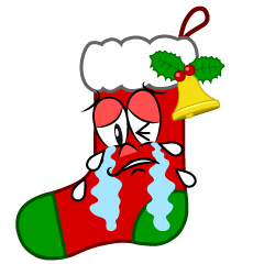 Crying Christmas Stocking