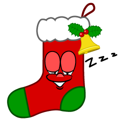 Sleeping Christmas Stocking