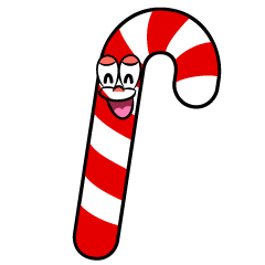Smiling Candy Cane