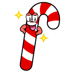 Glitter Candy Cane