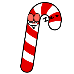 Sleeping Candy Cane