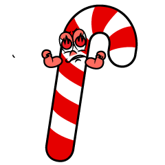 Enthusiasm Candy Cane