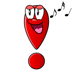 Singing Exclamation Mark