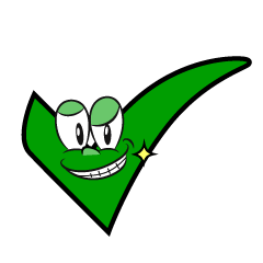 Grinning Check Mark